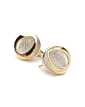 Antonini 18k Yellow Gold Atolli Diamond Stud Earrings