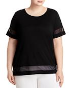Marc New York Performance Plus Mesh Trim Tee