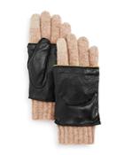 Echo Leather Glitten Tech Gloves - 100% Bloomingdale's Exclusive