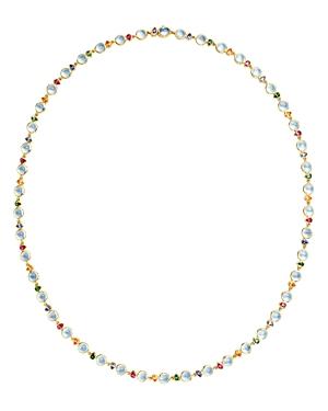Temple St. Clair 18k Yellow Gold Multi-gemstone & Diamond Statement Necklace, 24