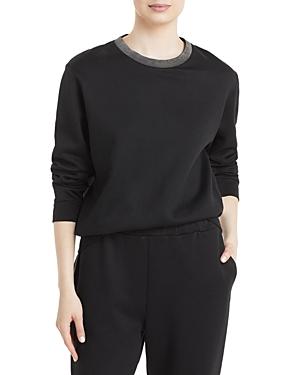 Fabiana Filippi Contrast Collar Sweatshirt