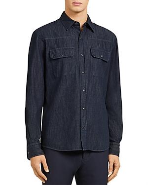 Ermenegildo Zegna Indigo Denim Overshirt