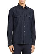 Ermenegildo Zegna Indigo Denim Overshirt