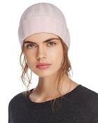 C By Bloomingdale's Elevated Ribbed Cashmere Cuff Hat - 100% Exclusive