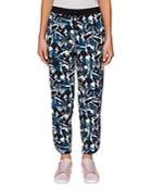 Ted Baker Colour By Numbers Mala Crane-print Jogger Pants