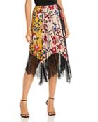 French Connection Abeona Pleated Midi Skirt