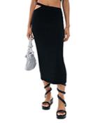 Cult Gaia Samira Knit Cutout Midi Skirt