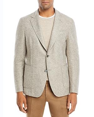 Boss Hanry Slim Fit Oatmeal Textured Melange Sport Coat