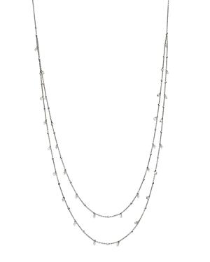 Aerodiamonds 18k White Gold Amanda Double Swag Diamond Necklace, 18
