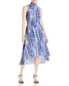 Nanette Lepore Snakeskin Print Sleeveless Smock Neck Dress (73% Off) Comparable Value $128