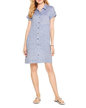 Nic+zoe Drifty Linen Shirt Dress