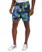 Robert Graham Coastal Dreamin Silk Twill Printed Classic Fit Drawstring Shorts