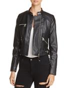 Vero Moda Calandra Faux Leather Moto Jacket