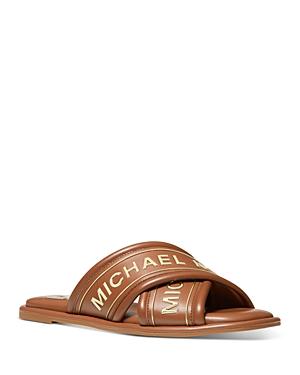 Michael Michael Kors Women's Gideon Flat Slide Sandals