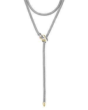 John Hardy Sterling Silver & 18k Yellow Gold Asli Classic Chain Lariat Necklace, 46