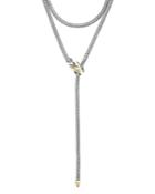 John Hardy Sterling Silver & 18k Yellow Gold Asli Classic Chain Lariat Necklace, 46