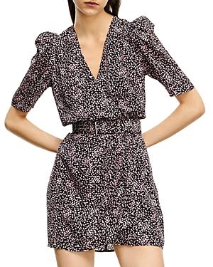 The Kooples Dot Print Wrap Dress