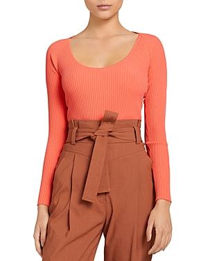 A.l.c. Brendan Ribbed Scoop Neck Top