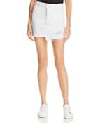 Paige Afia Denim Skirt In Crisp White - 100% Exclusive