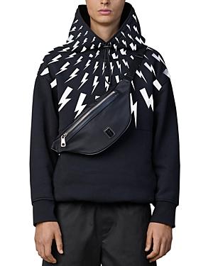 Neil Barrett Thunderbolt Print Hooded Sweatshirt
