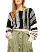 Free People Show Me Love Cropped Sweater