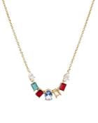 Nadri Verdana Multicolor Stone Slider Necklace, 18