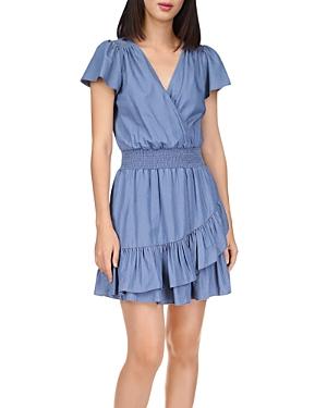 Michael Michael Kors Smocked Wrap Dress
