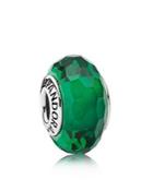 Pandora Charm - Sterling Silver & Murano Glass Fascinating Green