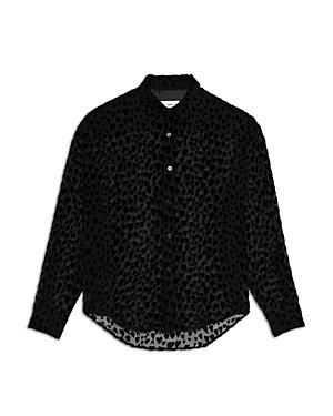 Ami Box Fit Button Down Shirt