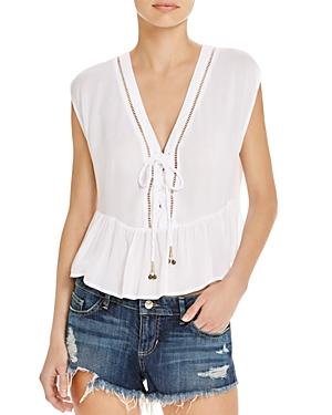 Minkpink Lace-up Top
