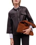 Gerard Darel Mona Leather Jacket