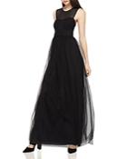 Bcbgeneration Chiffon & Tulle A-line Gown