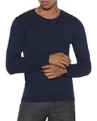 John Varvatos Star Usa Contrast Trim Crewneck Sweater