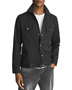 Reiss Riser Solid Western Shirt Jacket