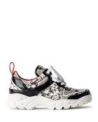 Zadig & Voltaire Women's Blaze Wild Snake Embossed Leather Platform Sneakers