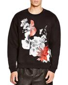 Mcq Floral Graphic Oversized Sweatshirt