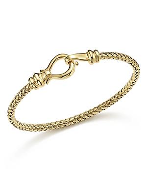 14k Yellow Gold Woven Bangle - 100% Exclusive