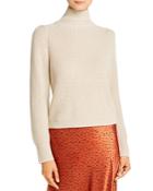Whistles Cotton Puff-shoulder Turtleneck Sweater - 100% Exclusive