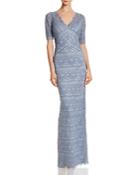 Adrianna Papell Lace Column Gown