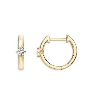 Zoe Lev 14k Yellow Gold Diamond Hoop Earrings