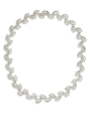 Roberto Coin 18k White Gold New Barocco Diamond Collar Necklace, 18