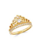 Bloomingdale's Diamond Milgrain Ring In 14k Yellow Gold, 0.50 Ct. T.w. - 100% Exclusive