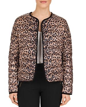 Gerard Darel Pao Reversible Leopard Down Jacket