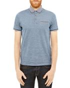 Ted Baker Quince Geo Print Regular Fit Polo