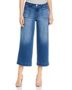 Jag Jeans Simone Cropped Wide-leg Jeans In Blue Reef