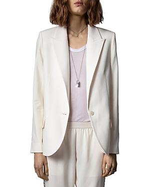 Zadig & Voltaire Voyage One Button Blazer