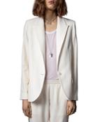 Zadig & Voltaire Voyage One Button Blazer
