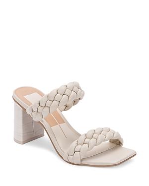 Dolce Vita Women's Paily Braided Double Strap High Heel Sandals