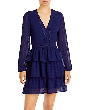 Aqua Tiered Ruffle Mini Dress - 100% Exclusive