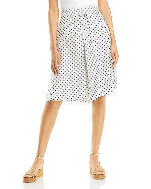 Lanvin Silk Polka Dot Skirt